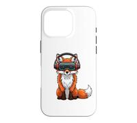Cool Fox VR Gamer Design with Headset Case for iPhone 16 Pro