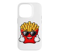 Cool French Fries Sunglasses Summer Fast Food Design Case for iPhone 14 Pro
