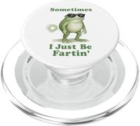 Cool Frog Farting Sometimes I Just Be Fartin' PopSockets PopGrip for MagSafe