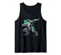 Cool Frog Robot Dab Frog Cyborg Dabbing Mech Futuristic Tank Top