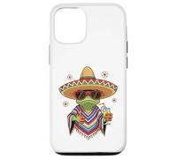 Cool Frog Sombrero Poncho Tropical Drink Fiesta Case for iPhone 12/12 Pro