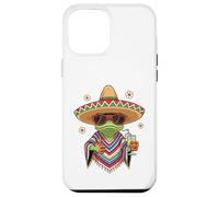 Cool Frog Sombrero Poncho Tropical Drink Fiesta Case for iPhone 12 Pro Max