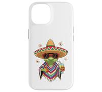 Cool Frog Sombrero Poncho Tropical Drink Fiesta Case for iPhone 14
