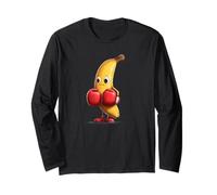 Cool Fruit Boxing Costume for Bananas Lovers Long Sleeve T-Shirt