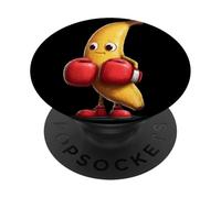 Cool Fruit Boxing Costume for Bananas Lovers PopSockets Adhesive PopGrip