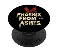 Cool Fueled by Fire Bird Costume for Phoenix Lovers PopSockets Adhesive PopGrip