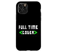 Cool Full Time Coder - Coder Gift For Coders Case for iPhone 11 Pro
