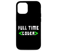 Cool Full Time Coder - Coder Gift For Coders Case for iPhone 12/12 Pro