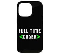 Cool Full Time Coder - Coder Gift For Coders Case for iPhone 13 Pro