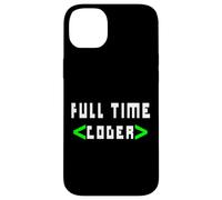 Cool Full Time Coder - Coder Gift For Coders Case for iPhone 14 Plus