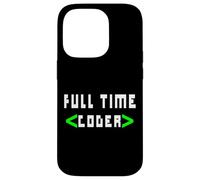 Cool Full Time Coder - Coder Gift For Coders Case for iPhone 14 Pro