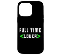 Cool Full Time Coder - Coder Gift For Coders Case for iPhone 14 Pro Max