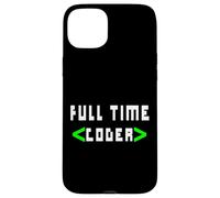 Cool Full Time Coder - Coder Gift For Coders Case for iPhone 15 Plus