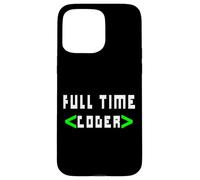Cool Full Time Coder - Coder Gift For Coders Case for iPhone 15 Pro Max