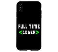 Cool Full Time Coder - Coder Gift For Coders Case for iPhone XS Max