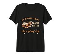Cool Funny auto Mechanic Garage Owner I Don't wash My car Premium T-Shirt