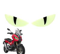 Cool Funny Cat Devil Motorcycle Decal - Glow in The Dark Reflective Sticker | Waterproof Night Warning Sign for Electric Cars, Motorbikes, and Motorcycles