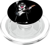 Cool Funny Ghost Guitar Player Retro Rock Music Design PopSockets PopGrip for MagSafe