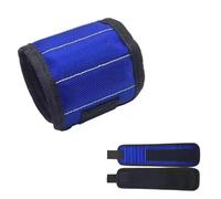 Cool Gadgets Magnetic Wristband Tool Belt for Men & Women, 12 Strong Magnets Securely Holds Screws, Nails, Drill Bits, Bolts, Professional & DIY Worksite Organizer(Blue)