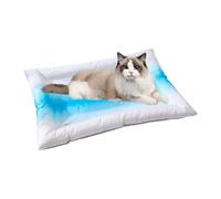 Cool Gel Mat for Pets - Soft Sleeping Summer Mattress | Reusable Cool Comfort Bed, Lightweight Design and Non-Toxic Cool Surface Perfect for cats, dogs, lawn, beach, balcony, park, living room