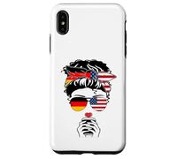 Cool German American Coffee Mom Girl Aunt Mama Needs Coffee Case for iPhone XS Max