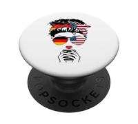 Cool German American Coffee Mom Girl Aunt Mama Needs Coffee PopSockets Adhesive PopGrip