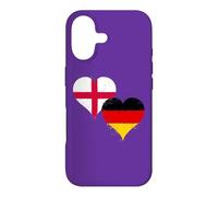 Cool Germany England Flag Proud German English Fans Pride Case for iPhone 17