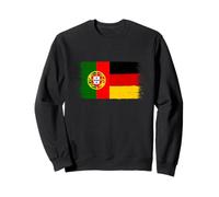 Cool Germany Portugal Flag for German Portuguese Fans Pride Sweatshirt