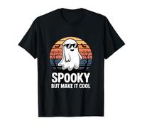 Cool Ghost Halloween Spooky But Make It Cool Retro T-Shirt
