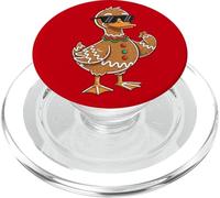 Cool Gingerbread Duck Christmas Sweet Candy PopSockets PopGrip for MagSafe
