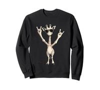 Cool Giraffe Sunglasses Rock On Style Sweatshirt