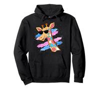 Cool Giraffe Wildlife Animal Transgender LGBTQIA Trans Pride Pullover Hoodie