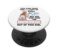 Cool Girl from Hull City - Proud Kingston upon Hull Girl PopSockets Swappable PopGrip