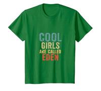 Cool Girls are Called Eden T-Shirt, Youth, Kelly Green, Large