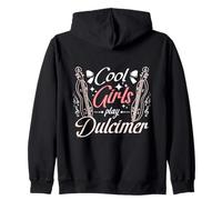 Cool girls play Dulcimer Zip Hoodie