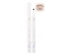 Cool Glamour Waterproof Liquid Eyeliner Pen - Long-Lasting, Highly-Pigmented, Smudge-Proof, Quick-Dry Formula for Beginners, Dark Gel Eye Pencil, Vibrant Colour for All-Day Wear (#05 Cloud White)