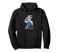 Cool Goat Mechanic With Wrench And Tire Garage Pullover Hoodie