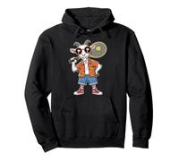 Cool Goat Tennis Racket Pineapple Aloha Summer Pullover Hoodie
