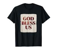 Cool God Bless Us Graphic T-Shirt