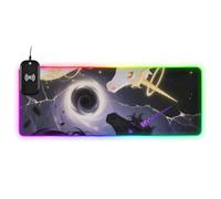 Cool Gold Purple Unicorn Wirel Charging Glowing Desktop Mouse pad Multifunctional Work 35.4 x 15.7 in Gaming Mousepad