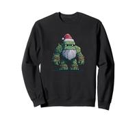 Cool Golem with Beard and Santa Hat for Boys and Girls Sweatshirt