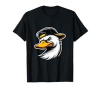 Cool Goose Graphic Street Style Bird Head Bold Urban Design T-Shirt