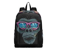 Cool Gorilla Backpacks Light School Book Bag Travel Hiking Camping Sports Daypack for Girl Women