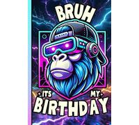 Cool Gorilla Birthday Notebook: VR Gamer Theme, Perfect for School, Teachers, and Office Desk Writing