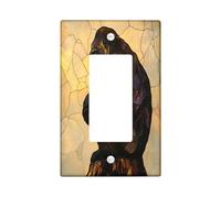 Cool Gorilla Decorative Light Switch Cover Wall Plate 1 Gang Single Rocker, Funny Fun Country Chimpanzee Electrical Faceplate for Kitchen Bathroom, Monkey Animal Switchcover Decor