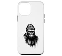 Cool Gorilla Ink Art Urban Jungle Wild Power Portrait Grunge Case for iPhone 12 mini