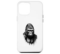 Cool Gorilla Ink Art Urban Jungle Wild Power Portrait Grunge Case for iPhone 12 Pro Max