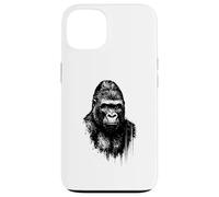 Cool Gorilla Ink Art Urban Jungle Wild Power Portrait Grunge Case for iPhone 13
