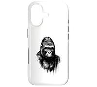 Cool Gorilla Ink Art Urban Jungle Wild Power Portrait Grunge Case for iPhone 17