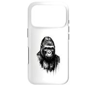 Cool Gorilla Ink Art Urban Jungle Wild Power Portrait Grunge Case for iPhone 17 Pro